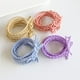thumbnail image 4 of Sonducket 10 piezas de banda elástica para el cabello, lazo, fiesta Simple, viaje, playa, escuela, trabajo, cuerda, decoración para el cabello, Accesorio para el cabello tipo 4 Sonducket AP016454-04, 4 of 6