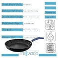 thumbnail image 6 of Nonstick Frying Pan, 11" Large Skillet With Heavy Duty Non Stick Coating, Silicone Easy Grip Handle, Induction Compatible Frying Pans, 6 of 6
