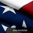 thumbnail image 4 of G128 2 Pack: American USA Flag | 30x50 Ft | ToughWeave Series Embroidered 600D Polyester | Country Flag, Embroidered Stars, Sewn Stripes, Indoor/Outdoor, Brass Grommets, 4 of 8