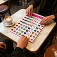 thumbnail image 4 of HEWANG Mahjong Block Set, 65 Tiles SeasideEscape Game Blocks, Seaside Escapes Game, Portable Travel Mahj- Tiles, National Flag Mahjong Tile Set, for Travel Picnic Spring Gathering, 4 of 6