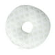 thumbnail image 2 of Almohada para piercing de oreja, almohada tipo donut, soporte para el cuello, 30 cm, suave, perforada, en forma de O. Blanco, 2 of 9