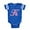 Royal Blue, variant on CafePress - K Pink Initial_Tr - Cute Infant Baby Football Bodysuit