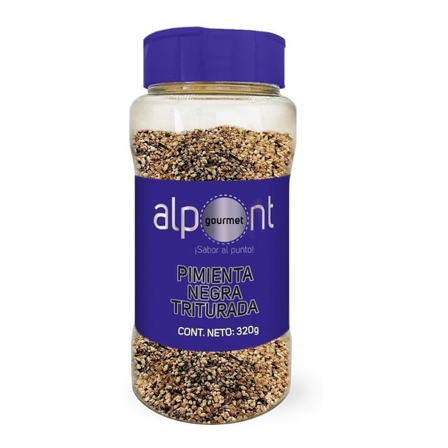 Alpont Pimienta Negra Triturada, 320 G