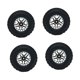 thumbnail image 5 of 4 piezas de neumáticos para coche RC, piezas RC, accesorios de repuesto de rendimiento estable. Negro, 5 of 9