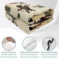 thumbnail image 4 of Twin XL Quilt Set 68''x98'', Western Cowboys Lightweight Summer Bedspread Coverlet Set with 2 Pillow Shams, Brown Vintage Country Cactus Breathable All Season Quilt Bedding for Dorm/Guest Room, 4 of 9