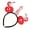Red three snakes, variant on Stylish Plush Snake Headband for New Year Event Adding Personality for Adult Kids Seasonal Holiday Props Headpiece
