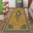 thumbnail image 2 of 2x6 FT Kitchen Runner Rugs Non Skid Washable, Faux Wool Rug Runners for Hallways Bathroom Carpet Runner, Soft Indoor Modern Floor Rug for Entryway Laundry Room, 2 of 11