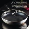 thumbnail image 5 of Circulon SteelShield Hybrid 12" Stainless and Nonstick Fry Pan, Silver, 5 of 10