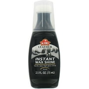 Kiwi Instant Polish, Black, 2.5 oz (1 Bottle with Sponge Applicator), Pack of 3