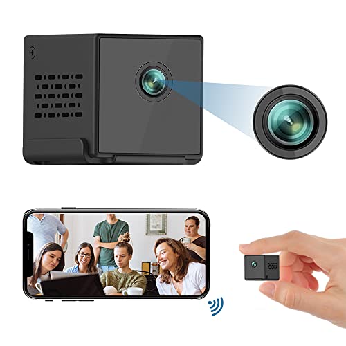 Hidden Camera, Mini Spy Camera WiFi Wireless Camera with Night Vision ...