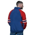 thumbnail image 2 of Men's Starter Royal New England Patriots Vintage Logo Prospect Half-Zip Pullover, 2 of 3