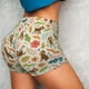 thumbnail image 4 of Balery Monkeys in the Jungle Pantalones cortos de entrenamiento estampados para mujer, sin costuras, ajustados, para gimnasio, yoga, correr, deportes, ejercicio activo, fitness.-Large, 4 of 8