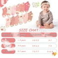 thumbnail image 5 of ELUTONG Toddler Non Slip Socks 12 Pairs Cute Patterns Socks for Girls 1-7 Years, 5 of 5