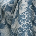 thumbnail image 6 of Levtex Home - Stillwater Denim - Throw - Coastal - Denim Blue and White - Throw (50x60in.) - Cotton, 6 of 6