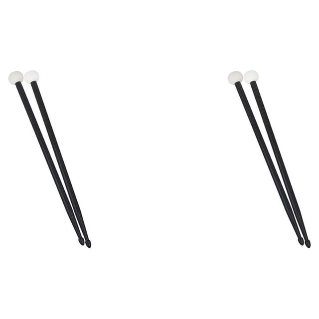 Toystoory Baquetas de timbales, accesorios de instrumentos de percusión multifunción, martillo de tambor profesional antideslizante para Negro 2Conjunto