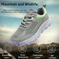 thumbnail image 3 of PPCHVOMEY Women's Hiking Sneakers Breathable Lightweight Walking Shoes Orthopedic Support Arch Comfort Trail Running Gym Workout Shoes, 3 of 8