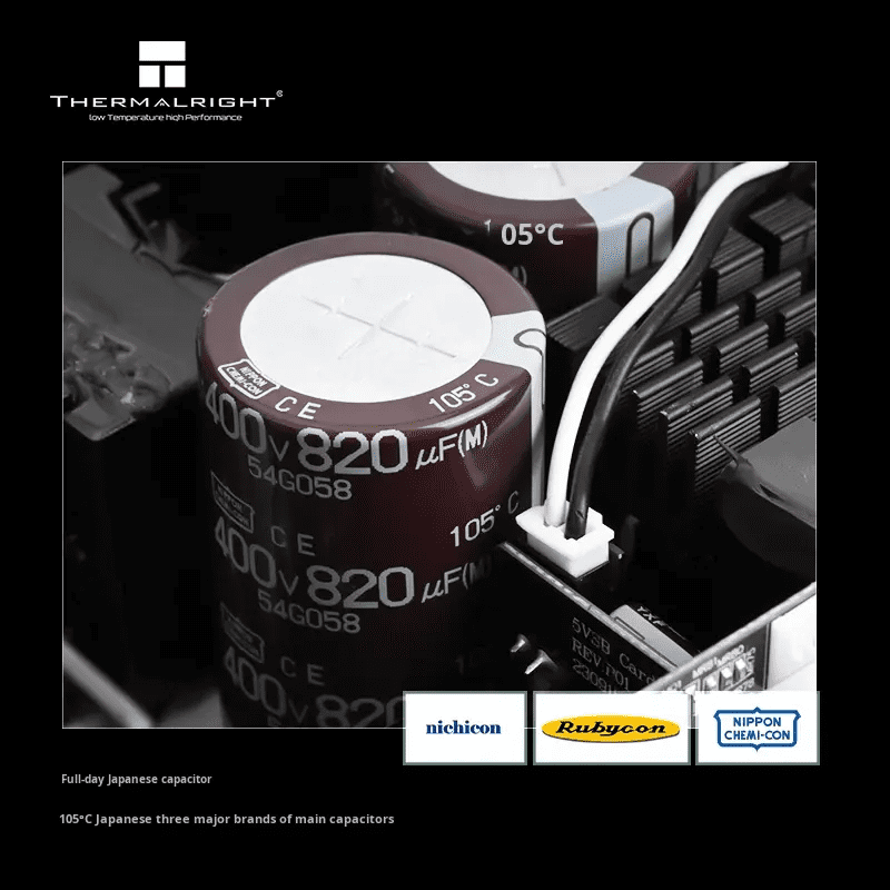 Thermalright Power Titanium Gold 1650W Tr-At1650 Atx3.1 Full Modular Desktop Computer Power Supply