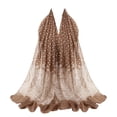 thumbnail image 2 of VLOOCKLW Unique Fashion Women's Decorative Scarves, Shawls, Headscarves, And Fur-Like Fabrics, Effectively Block Ultraviolet Rays, Suitable For Daily Weddings And Outdoor Beach Scarves., 2 of 2