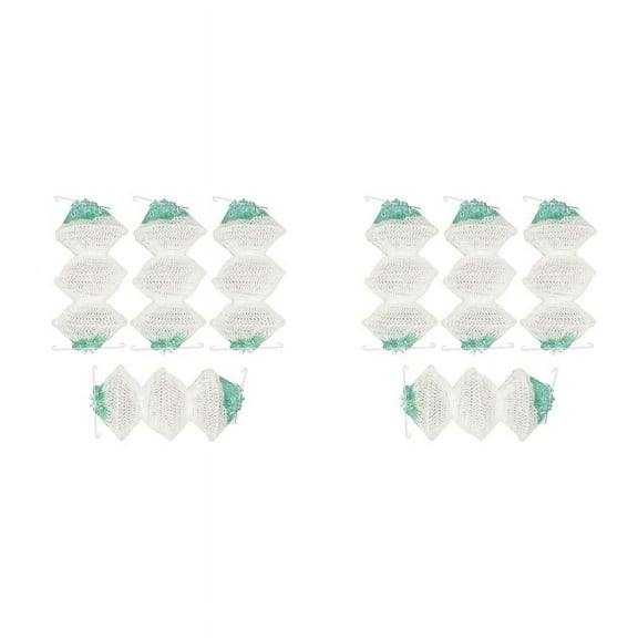 8 Pack Gas Lantern Mantles Bulk Accordion Shape 95 Clip On