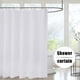 thumbnail image 3 of Yuarrent Cortina de baño blanca con separación seca y húmeda - Cortinas de baño limpias y secas impermeables Juegos de accesorios de baño blanco 150*180cm, 3 of 6