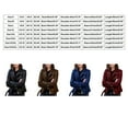 thumbnail image 3 of Becaristey Stay Comfortable And Trendy With Slim Fit Coat Suitable For Any Outdoor Activity Wide Application Dark Blue 4XL, 3 of 6