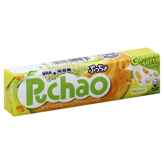 UHA Mikakuto Puchao Melon Candy 1.76 oz (Pack Of 20)