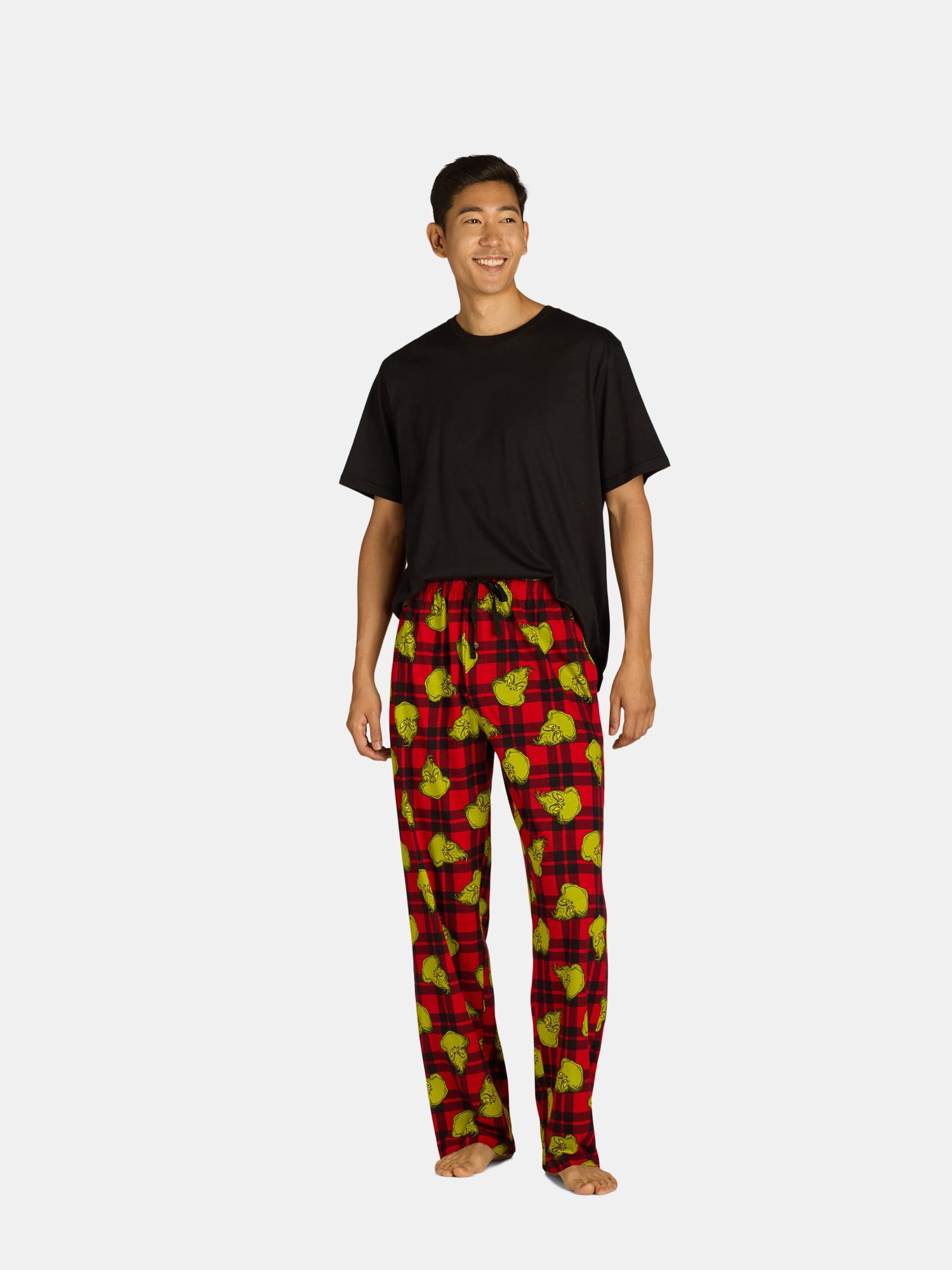 Dr. Seuss Men's The Grinch Knit Sleep Pants, Sizes S-XL