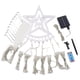 thumbnail image 3 of Lámpara LED de cascada con forma de estrella de cinco puntas, lámpara colgante para árbol de Navidad, lámpara de agua, lámpara decorativa para exteriores, lámpara solar con control remoto para patio, 3 of 6