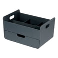 thumbnail image 1 of Organizador de escritorio AGBOX con 1 cajón Color azul Ideal para oficina y Hogar Multiusos, 1 of 4