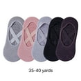 thumbnail image 5 of SIEYIO Non Slip Pilates Socks with Grip Women Solid Grip Socks for Yoga Ballets Barefoots Workout Anti Skid Athletic Socks, 5 of 20