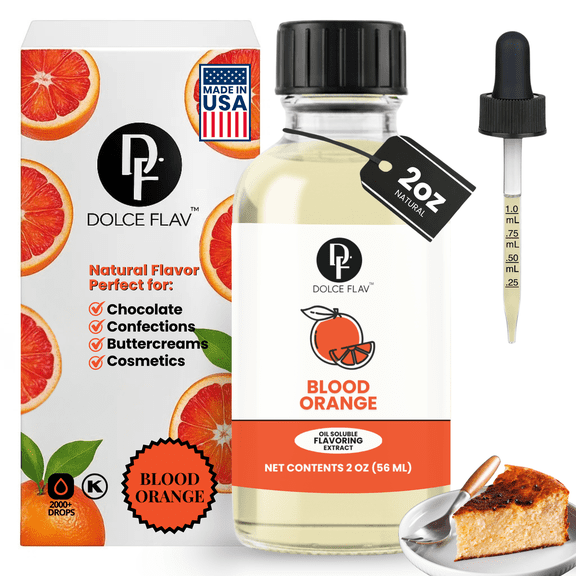 Dolce Flav - Oil Soluble Blood Orange Flavoring 2 oz