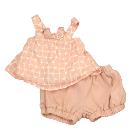 

Pre-owned mabel + honey Girls Pink | White Apparel Sets size: 3 Months