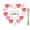 Multicolor, variant on 24Pcs Valentine's Day Heart Ornaments, 2.36" Rattan Wicker Heart Ornaments Farmhouse Valentines Vase Bowl Fillers Valentines Decorations for Home Tree Table Craft(Pink Red White)
