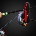 thumbnail image 4 of Mini carrete de hilo de pescar Wdftyju ajustable rojo y negro, 4 of 7