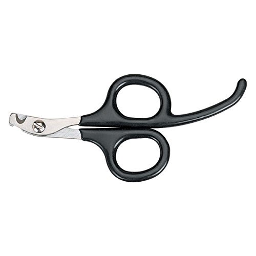 MPP Small Pet Nail Scissors Cat & Bird Grooming Claw Care Black Handles Choose Size (Small - 3.5" Finger Rest)