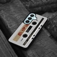 thumbnail image 4 of WIRESTER Shockproof Soft Rubber Cover Case for Samsung Galaxy S26 6.3" 2026, Retro White Cassette Tape Hip Hop, 4 of 5