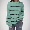thumbnail image 2 of WRKEKC Chandail en Molleton Mode Tendance pour Femmes, Chandail à Manches Longues Col Rond avec Motifs Uniques pour Style Décontracté Mode Urbaine Vert Menthe G, 2 of 5
