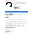 thumbnail image 2 of Front Lower Coil Spring Insulator - Compatible with 2016 - 2022 Chevy Spark 2017 2018 2019 2020 2021, 2 of 2