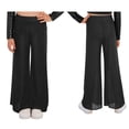 thumbnail image 6 of Haitryli Big Girls Lyrical Dance Clothes Dancing Trousers Wide-leg Pants Modern Jazz Dancewear Gymnastic Bottoms Black 6, 6 of 7