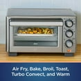 thumbnail image 4 of Oster® Compact Countertop Oven With Air Fryer, Stainless Steel, 4 of 10