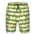 thumbnail image 4 of Kdxio Watercolor St Patrick Day Pattern Mens Casual Shorts - Drawstring Summer Beach Sports Shorts for Men, 4 of 9
