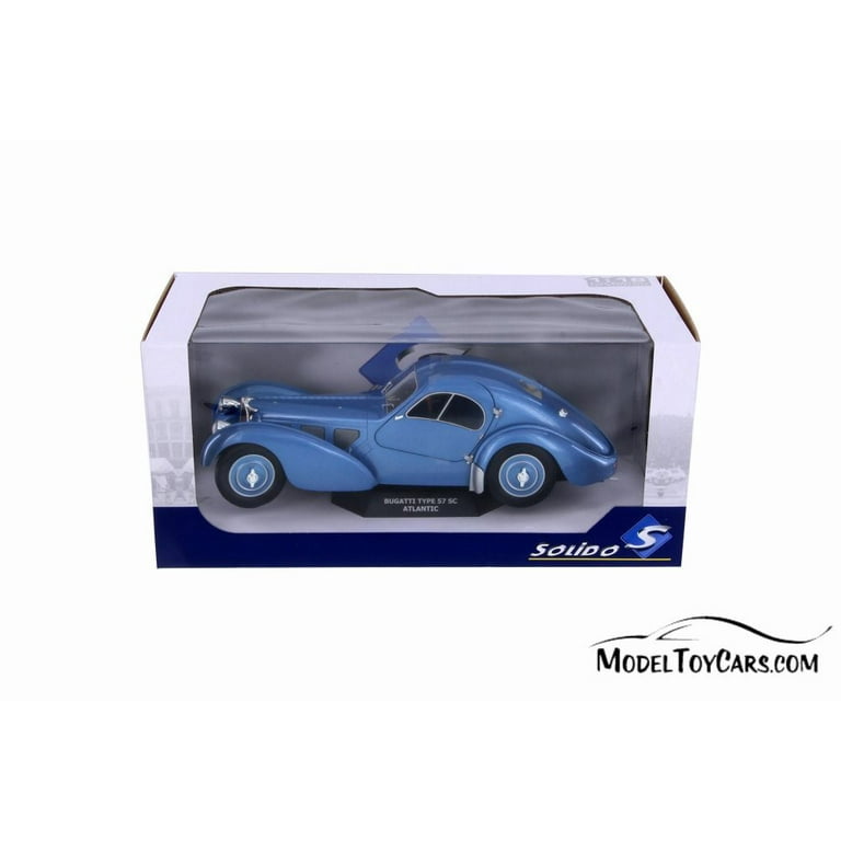 1937 Bugatti Type 57 SC Atlantic Hardtop, Blue - Solido