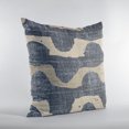 thumbnail image 4 of Plutus 26" x 26" Shore Stripe Luxury Throw Pillow in Blue, 4 of 9