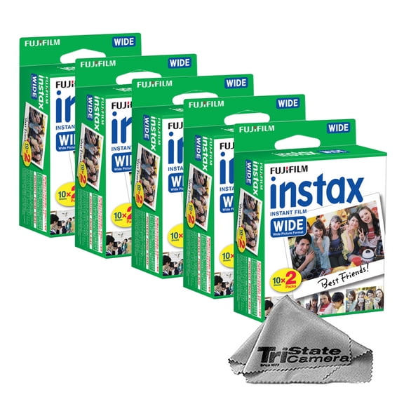 Fujifilm Instax Wide Instant Film (100 Exposures) Microfiber Cloth