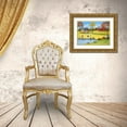 thumbnail image 3 of Mark, Sharon 24x19 Gold Ornate Wood Framed with Double Matting Museum Art Print Titled - Sheep and Ducks, 3 of 4