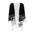 thumbnail image 4 of Cardigan à Manches Longues pour Femmes Automne Cardigan Ouvert avec Poches Cardigan Léger Décontracté, 4 of 4