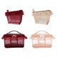 thumbnail image 5 of Heart Pattern Makeup Case Lightweight Nylon Construction And Spacious Interior Compartments Cosmetic Case Small red, 5 of 5