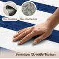 thumbnail image 6 of ODIKA Striped Nautical Navy Cabana Contemporary Geometric Sriped Stripped Pet Friendly & Kids Safe Play for Playroom, Bedroom, Reading Nook, 6 of 7