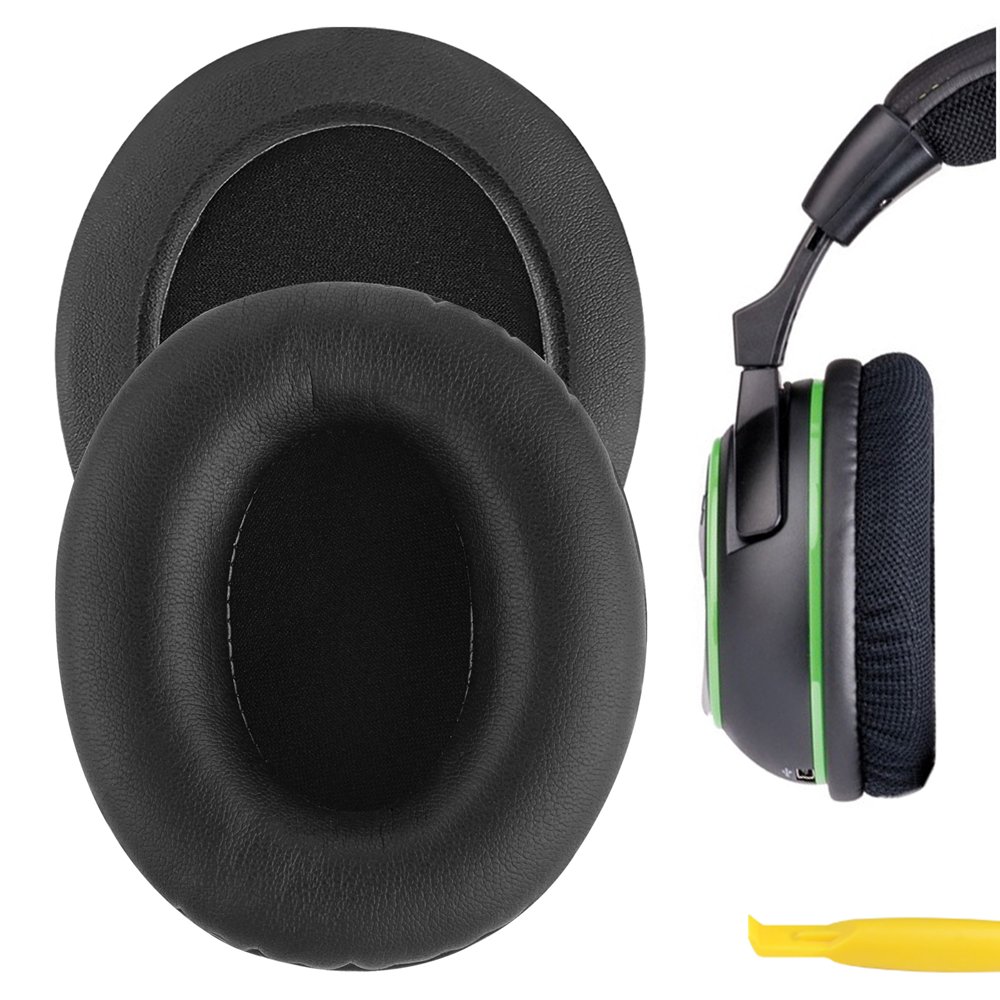 Geekria QuickFit Protein Leather Replacement Ear Pads for Turtle Beach
