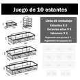 thumbnail image 4 of 5 Organizador De Metal Macizo Regadera De Baño Cocina Xtellar Negro, 4 of 4